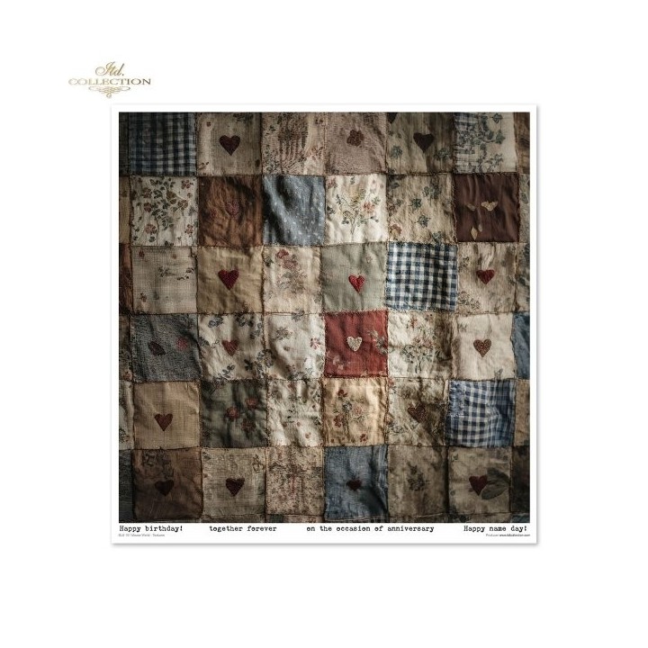 Scrapbookingpapier SLS-101 Muizenwereld - Texturen