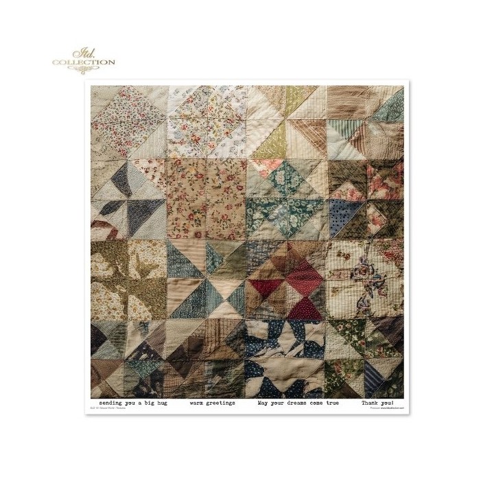 Scrapbookingpapier SLS-101 Muizenwereld - Texturen