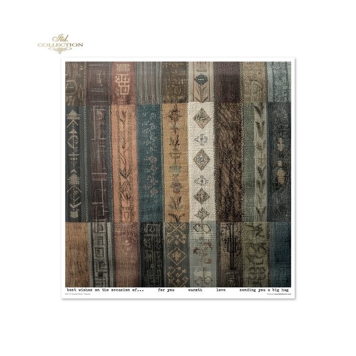 Scrapbookingpapier SLS-101 Muizenwereld - Texturen