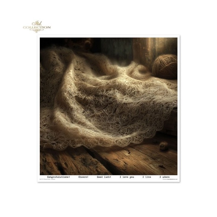 Scrapbookingpapier SLS-101 Muizenwereld - Texturen