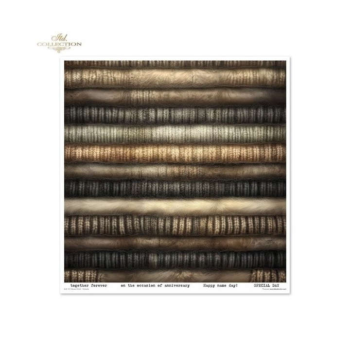 Scrapbookingpapier SLS-101 Muizenwereld - Texturen