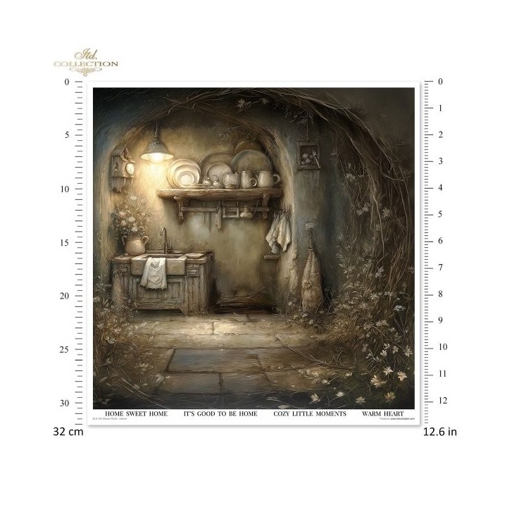 Scrapbookingpapier SLS-102 Muizenwereld - Interieur