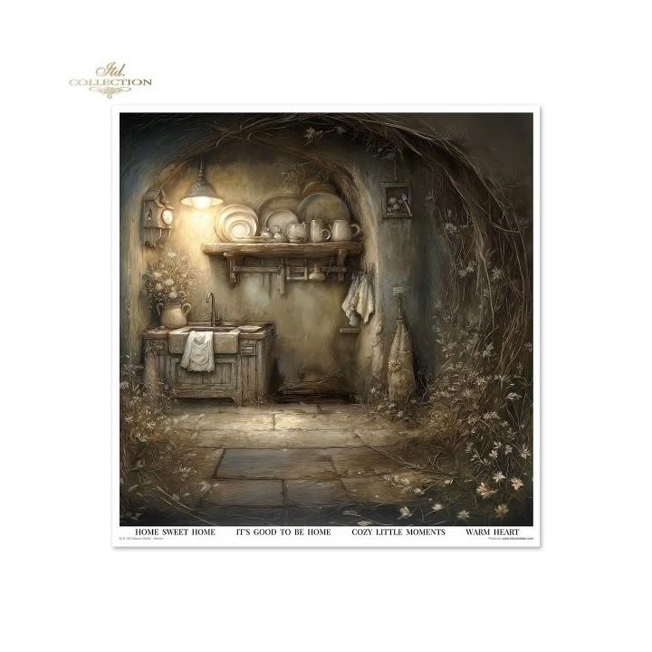 Scrapbookingpapier SLS-102 Muizenwereld - Interieur