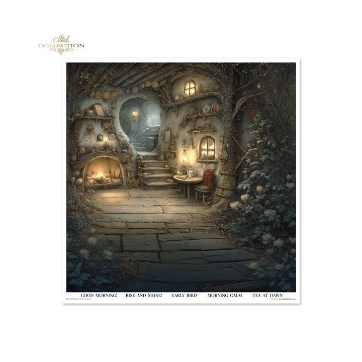 Scrapbookingpapier SLS-102 Muizenwereld - Interieur