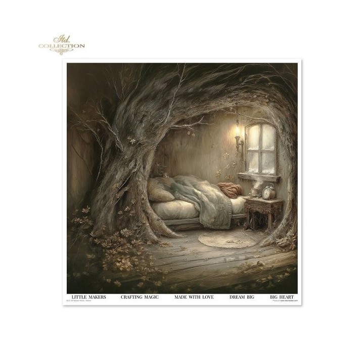 Scrapbookingpapier SLS-102 Muizenwereld - Interieur