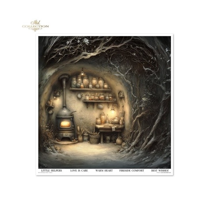 Scrapbookingpapier SLS-102 Muizenwereld - Interieur