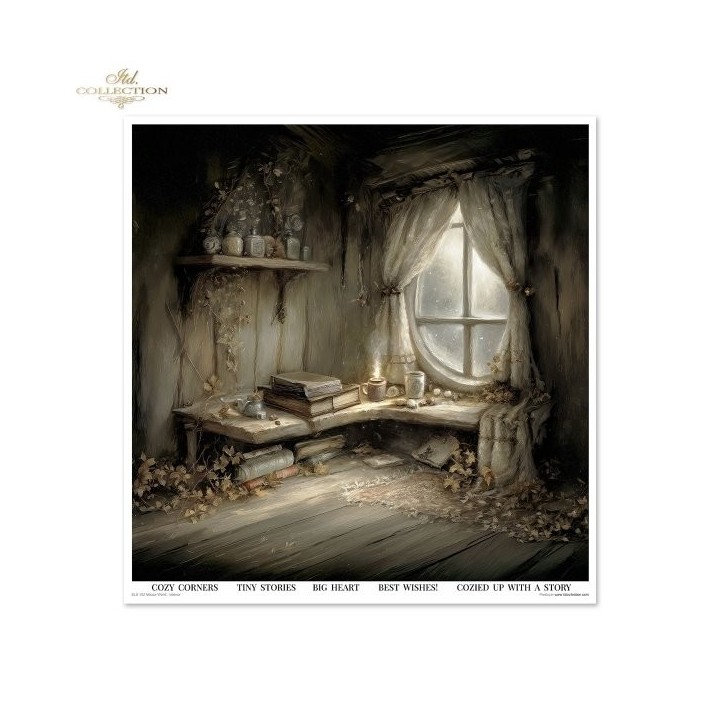Scrapbookingpapier SLS-102 Muizenwereld - Interieur