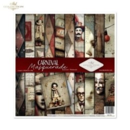 Scrapbookingpapier SLS-103 Carnaval - Maskerade