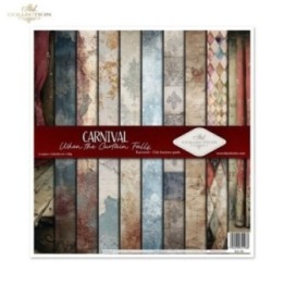 Scrapbookingpapier SLS-104 Carnaval - Wanneer het doek valt