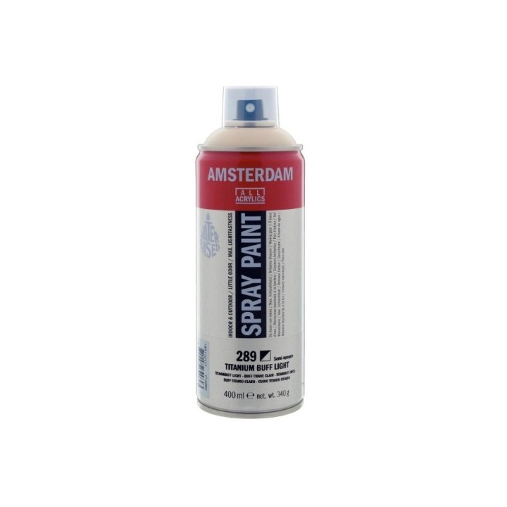 Amsterdam Spray Paint 400ml Titaanbuff Licht 289