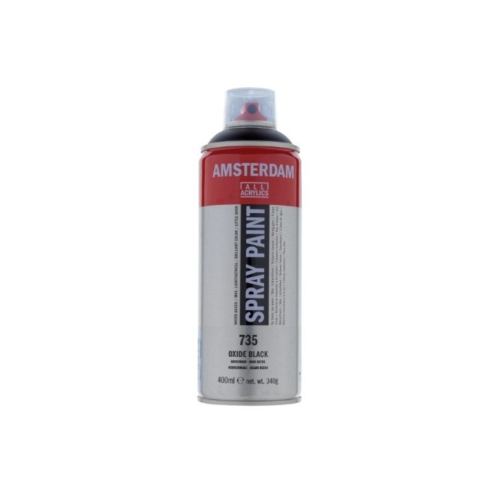 Amsterdam Spray Paint 400ml Oxydzwart 735