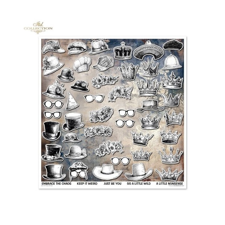 Scrapbookingpapier SLS-107 Gekke Dieren