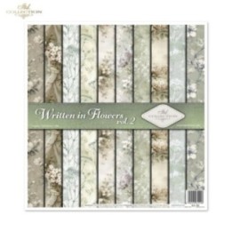 Scrapbookingpapier SLS-109 Geschreven in Bloemen deel 2