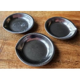 Verfbakje RVS 5cm - 3 stuks