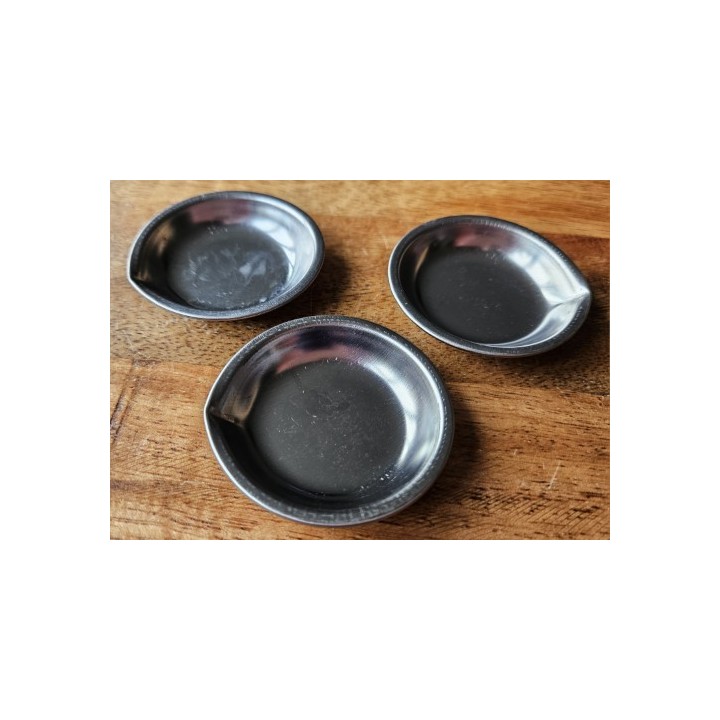 Verfbakje RVS 5cm - 3 stuks