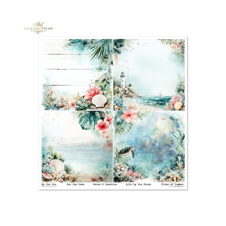 Scrapbookingpapier SLS-111 Tropical Dreams deel 2