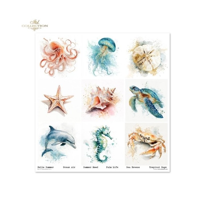 Scrapbookingpapier SLS-111 Tropical Dreams deel 2