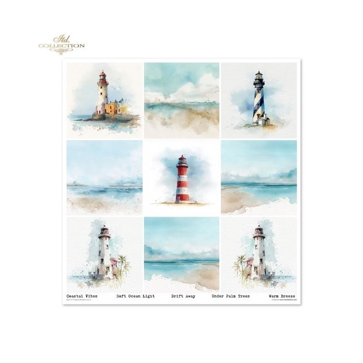 Scrapbookingpapier SLS-111 Tropical Dreams deel 2