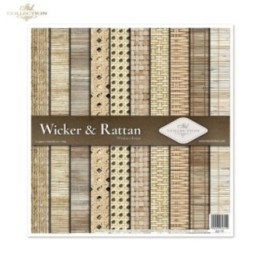 Scrapbookingpapier SLS-110 Riet & Rotan