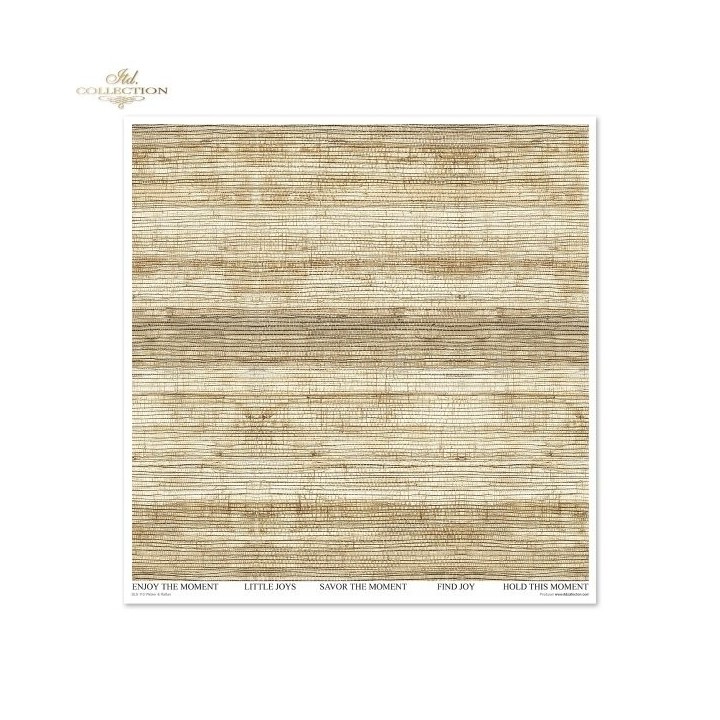 Scrapbookingpapier SLS-110 Riet & Rotan
