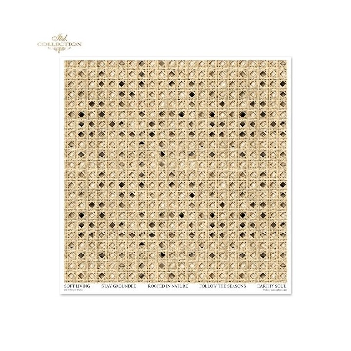 Scrapbookingpapier SLS-110 Riet & Rotan