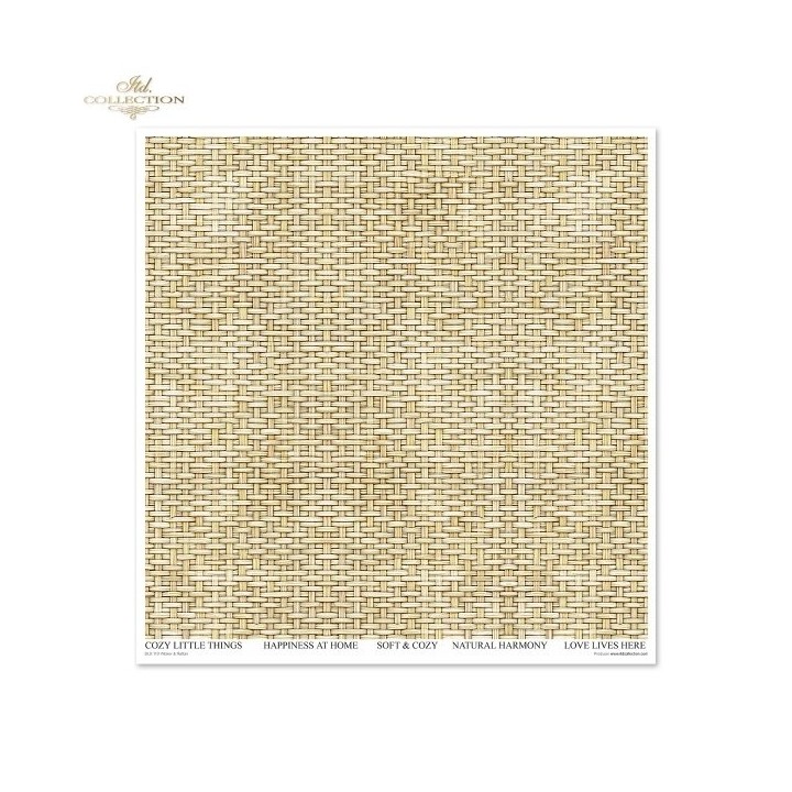 Scrapbookingpapier SLS-110 Riet & Rotan