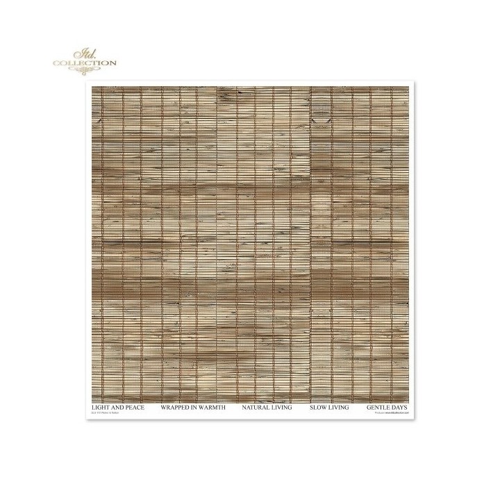Scrapbookingpapier SLS-110 Riet & Rotan