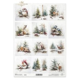Rijstpapier R2859 - Christmas