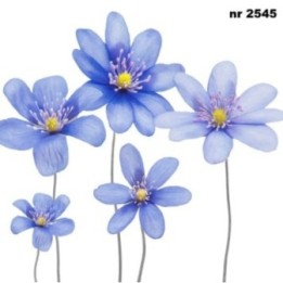 Blue flowers servet 33x33cm