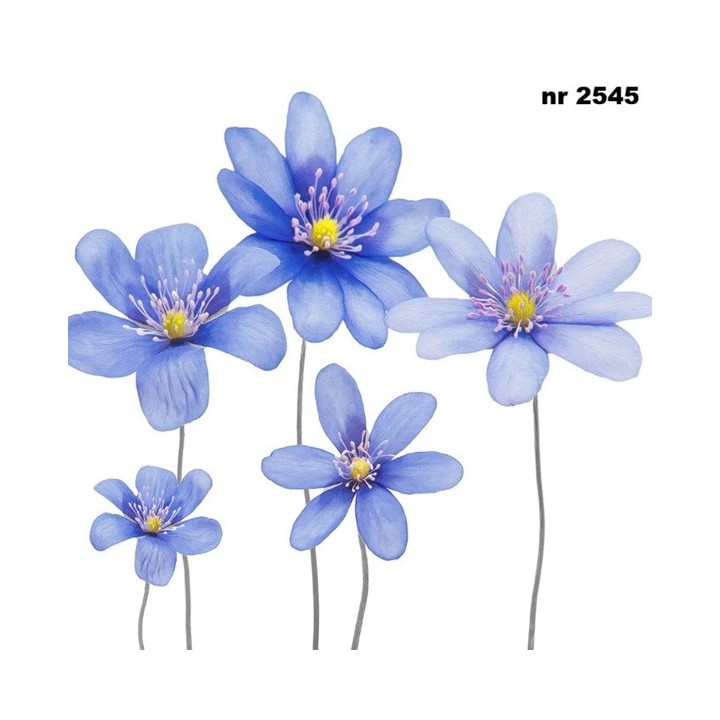 Blue flowers servet 33x33cm
