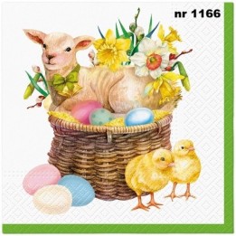Lamb Basket servet 33x33cm (SDL-141000)