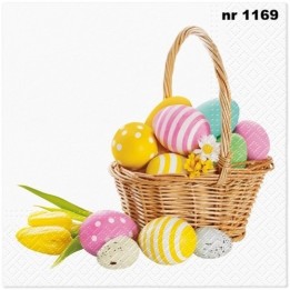 Basket of Joy servet 33x33cm (TL703900)