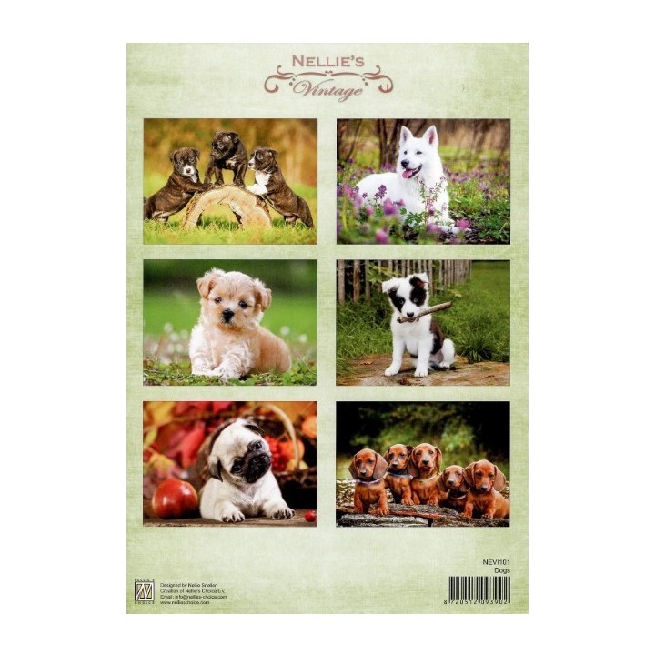 Nellie's Choice Vintage Knipvel Nature Scenes A4 (NEVI099)