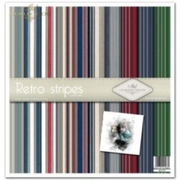 Scrapbookpapier SLS-016 ''Retro strepen'' SLS016