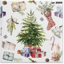 Christmas at Home servet 33x33cm