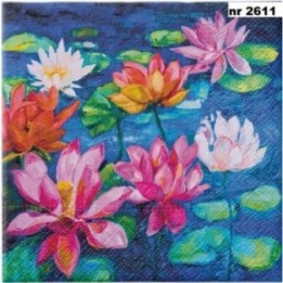 Lily Pond servet 33x33cm