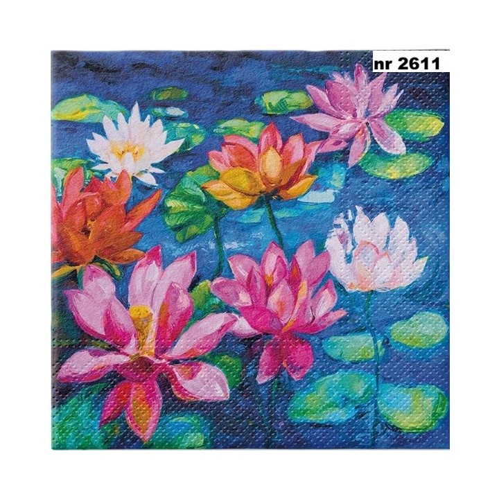 Lily Pond servet 33x33cm