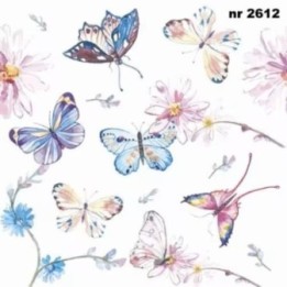 Butterflies servet 33x33cm