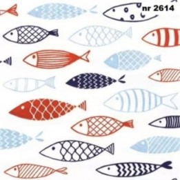 Fish on Tour servet 33x33cm
