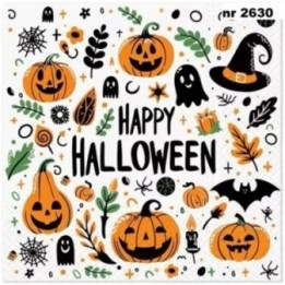 Autumn Halloween servet 33x33cm