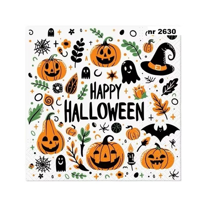 Autumn Halloween servet 33x33cm
