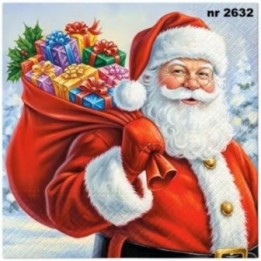 Santa Surprise servet 33x33cm