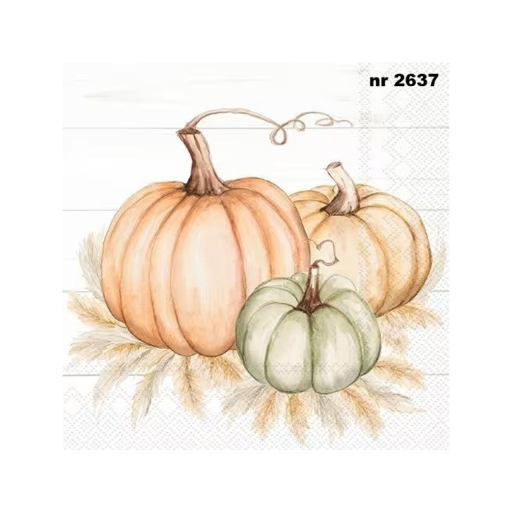 Pumpkin Trio servet 33x33cm