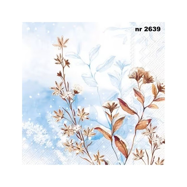 Icy Branches servet 33x33cm