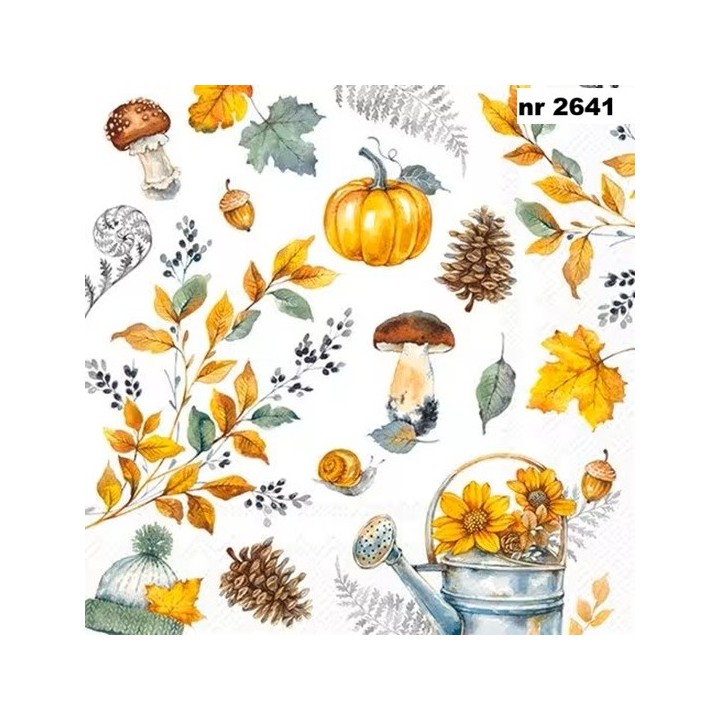 Autumn Elements servet 33x33cm