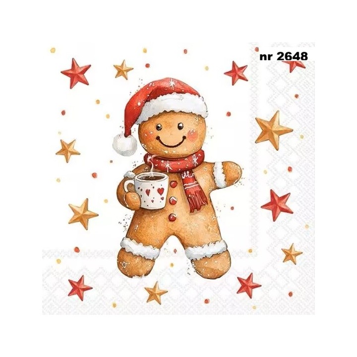 Cocoa and Cookie servet 33x33cm