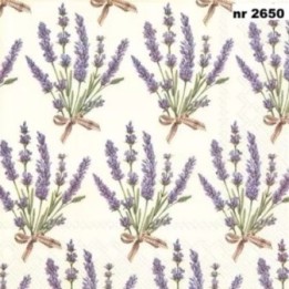 Bouquet of Lavender servet 33x33cm