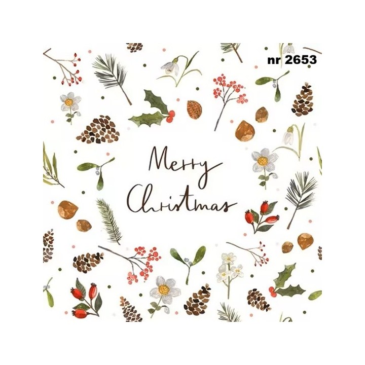 Lena's Christmas servet 33x33cm