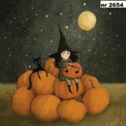 Pumpkin Carving servet 33x33cm
