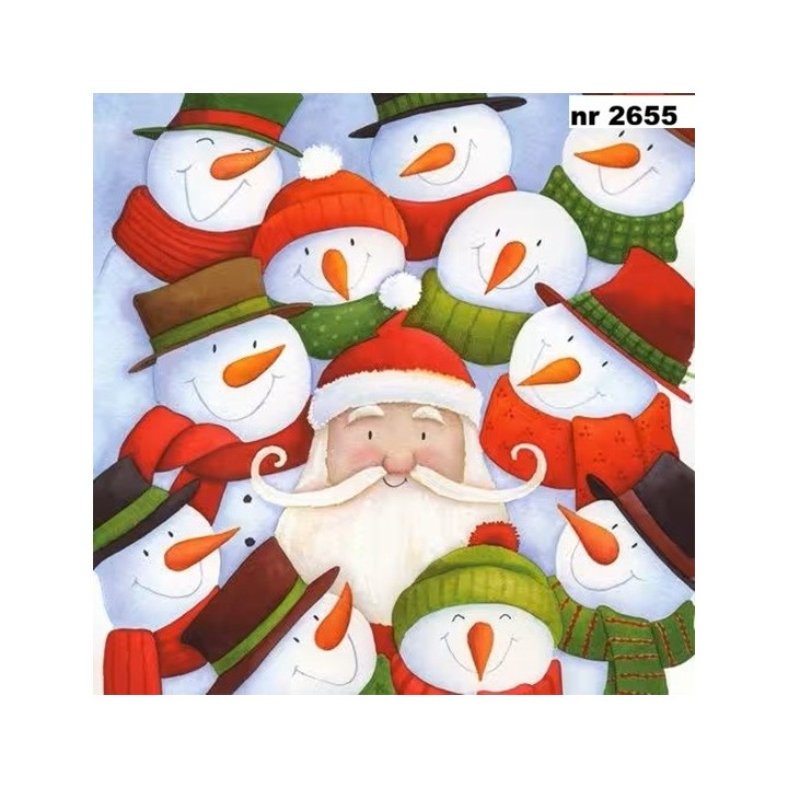 Santas Circle servet 33x33cm